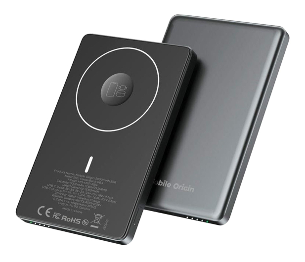 Mobile Origin PowerBank 5000mAh 3in1 Metal Slim PB4 - 1370245 - zdjęcie